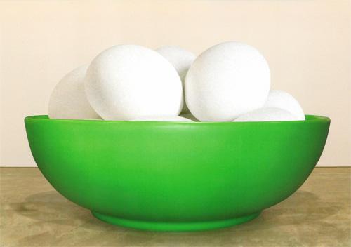 Postkarte Bowl with Eggs