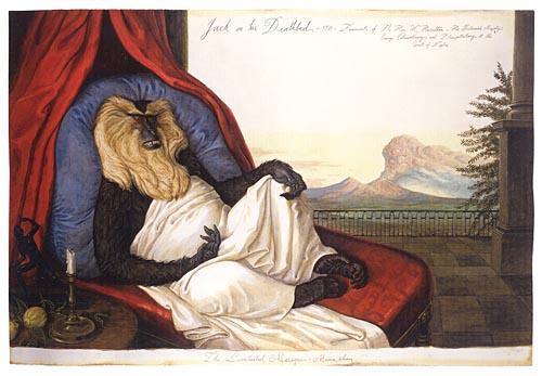 Postkarte Jack On His Deathbed