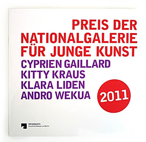 Katalog Preis der Nationalgalerie 2011